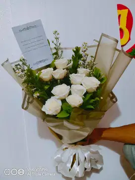 Buket bunga fresh | handbouqet mawar siap kirim wilayah jabodetabek