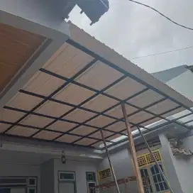 Kanopi alderon RS trimdeck solarplat kaca & canopy plafon minimalis