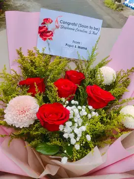 Eddelweis florist sedia buket bunga mawar asli pengiriman jabodetabek