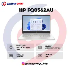 Laptop HP FQ0562AU cash/kredit via aplikasi my home credit
