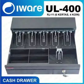 Laci Kasir Cash Drawer IWARE UL 400 RJ11Grosir Murah Harga Baru