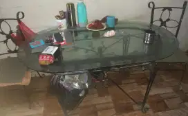 Meja makan dr Besi plus kursi