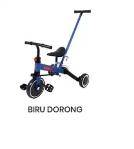 Sepeda anak dorong 3 roda warna biru