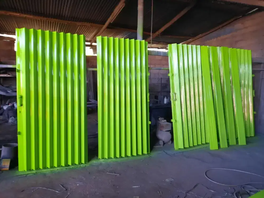 Distributor pintu folding gate,harmonika murah kulon progo