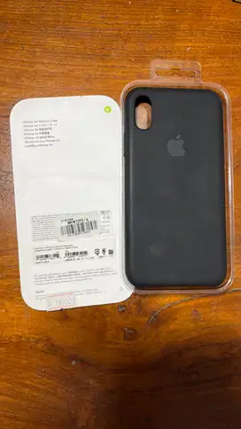 Case iPhone X Silicone Case Black