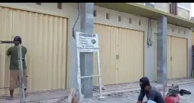 Bengkel pintu harmonika folding gate jogja sleman bantul kulon progo