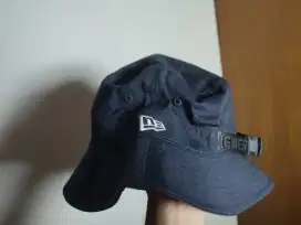 New Era Strap Bucket Men's Cap (Navy - S/M)