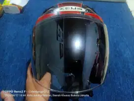 Helm Zeus ZS 611 Matt Black TT 18 RED