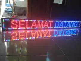 Led display runningtext untuk promosi usaha