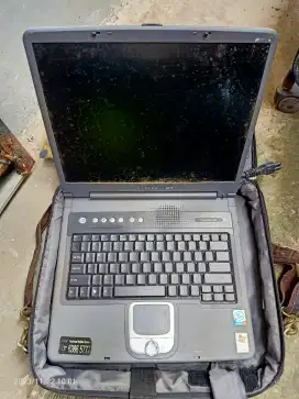 Laptop jadul AceR set tas TARGUS