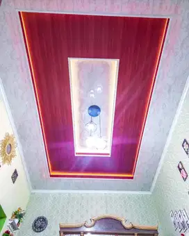 Sekat Plafon Partisi PVC GRC Gypsum Jasa Tukang Pasang Wall Moulding