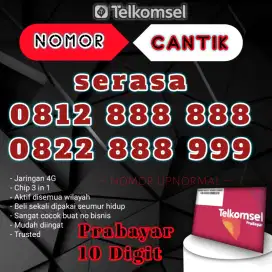 Perdana seri cantik super 10 digit Telkomsel simpati rapi