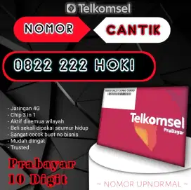 nomor cantik 10 digit Telkomsel prabayar