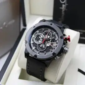 Jam tangan Pria Alexandre Christie original ac 6491 full black