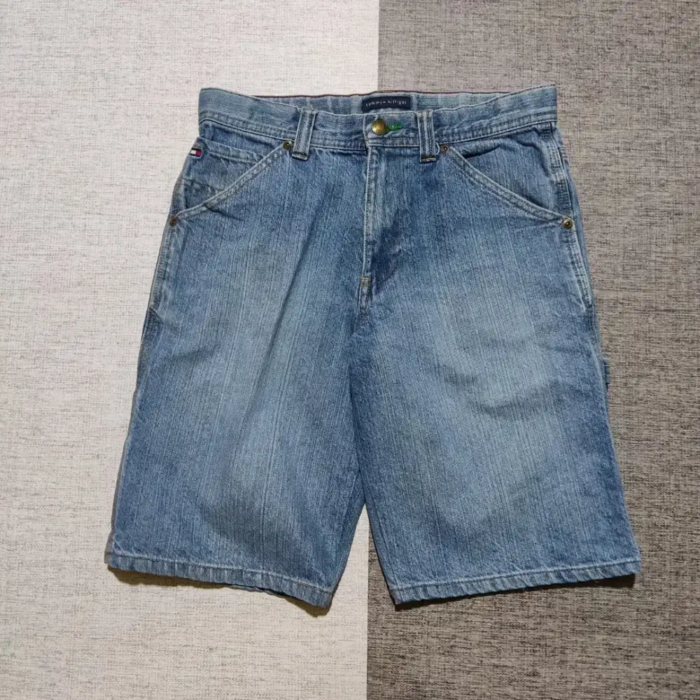 Celana pendek jeans TOMMY HILFIGER DENIM original second