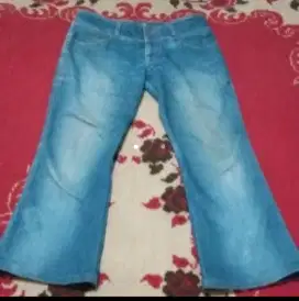 Celana Jeans Wanita Kulot Glamour