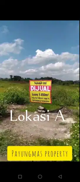 Tanah strategis kawasan wisata janti, klaten