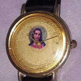 Jam tangan gambar Yesus Christus stainless steel