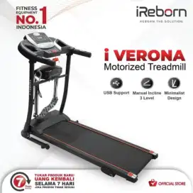 Alat Fitness Olahraga Treadmill Elektrik Verona Ireborn