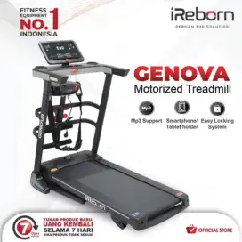 Alat Fitness Treadmill Elektrik Genova Multifungsi