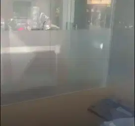 Stiker kaca berbagai gedung kantor stiker sanblas kaca film