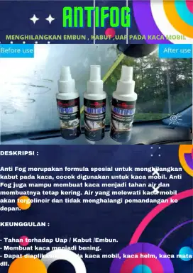 AntiFog / Anti Kabut / Anti Embun