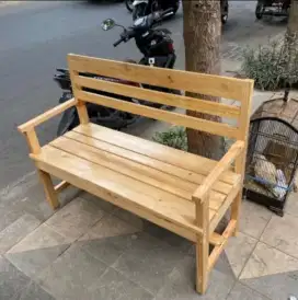 Kursi Panjang Sandaran, Kursi Warung, Kursi Toko, Kursi Depot, Kursi