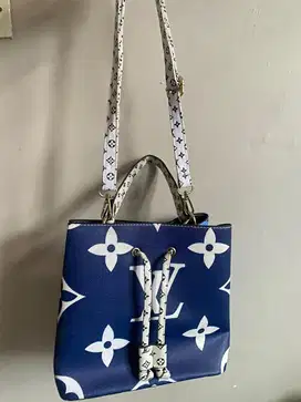 Tas bucket 2 warna bisa sling/handbag