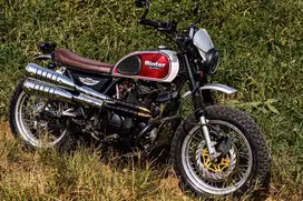 Kawasaki binter merzy custom triumph scrambler / british / japstyle