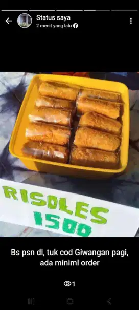 Risoles sayur mantull