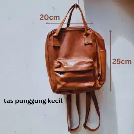 Jual Murah Tas Punggung Wanita Model Kulit Second Bagus