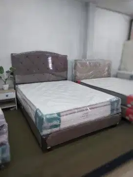 GUHDO Spring Latex Bed + Divan - SET Tempat Tidur - Ranjang - Kasur