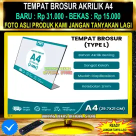 TEMPAT BROSUR | DISPLAY IKLAN | TENT HOLDER | TENT CARD