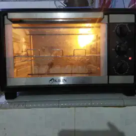 Oven listrik low Watt kirin kondisi siap pakai lengkap