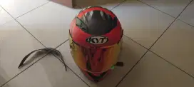 Jual cepat helm kyt full face pemakain 1 bulan