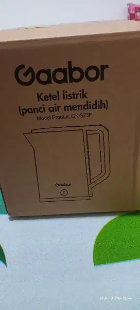 Ketel listrik (panci air mendidih) gaabor