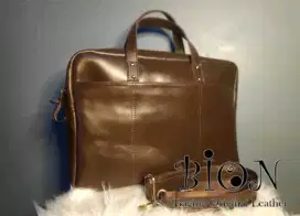 TAS LAPTOP KULIT KANTOR JINJING (LEATHER BAG)