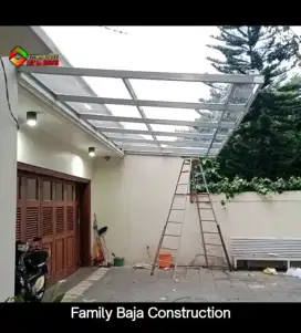 Kanopi Baja Ringan Minimalis Solarflat 1,2mm