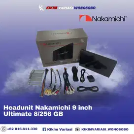 Headunit Nakamichi 9 inch ultimate 8/256 GB