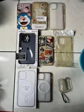 Case dan Softcase iphone 11 pro , 13 mini, 13 pro, airpods pro gen2