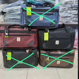 Ready BJM! Tas Travel bag Fabella bisa di perbesar gratis antar BJM