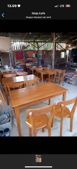 Meja kafe meja makan