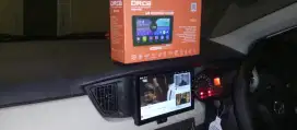 Pemasangan head unit android orca 9 inc di Toyota Sigra