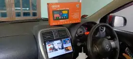 Pemasangan head unit android orca 9 inc di Nissan march 2015 ram 2 /64