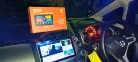 Pemasangan head unit android orca 10 inc di honda jazz