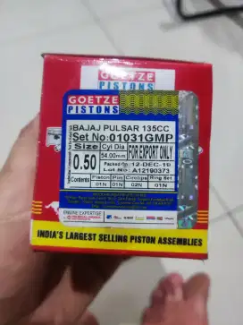 Piston kit os 0.5 utk Pulsar 135LS