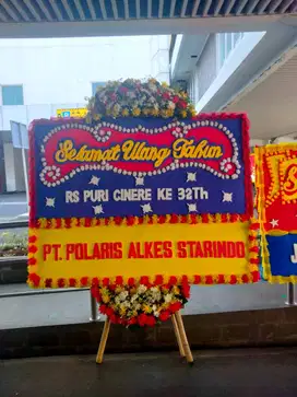 WD287- Karangan bunga papan ucapan birthday