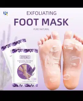 Exfoliasi masker perawatan kaki