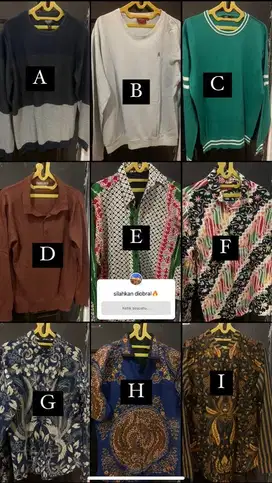 Jual Baju preloved