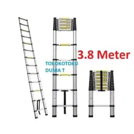 3,8 meter tangga lipat teleskopik aluminium